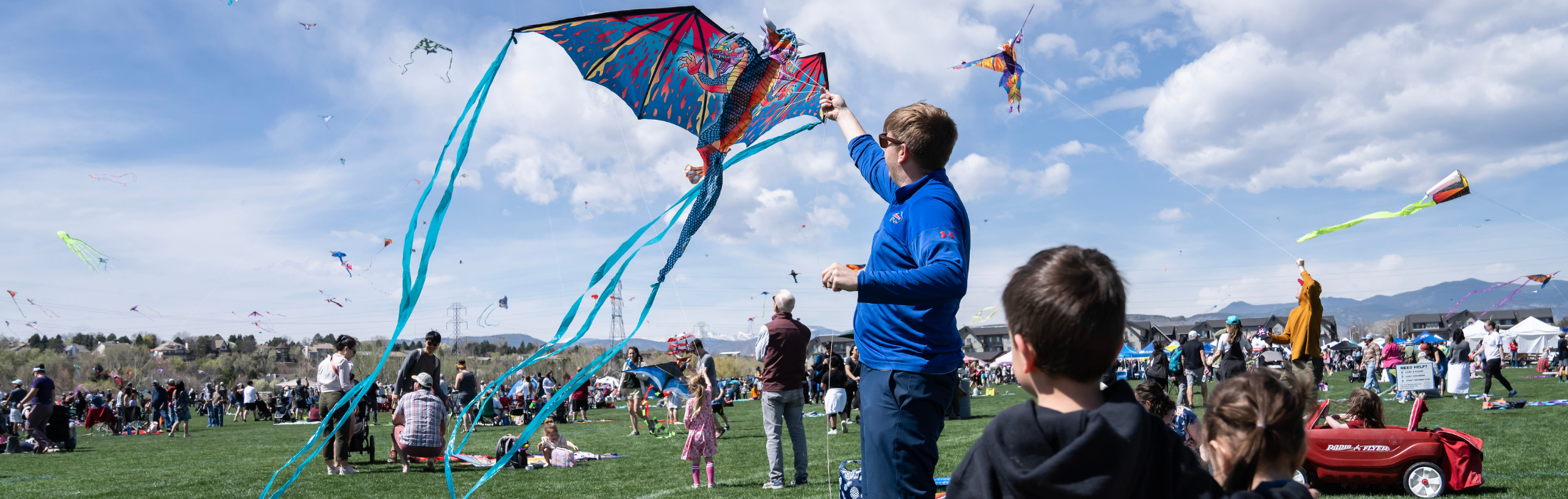 High-flying kites + a 100-year celebration