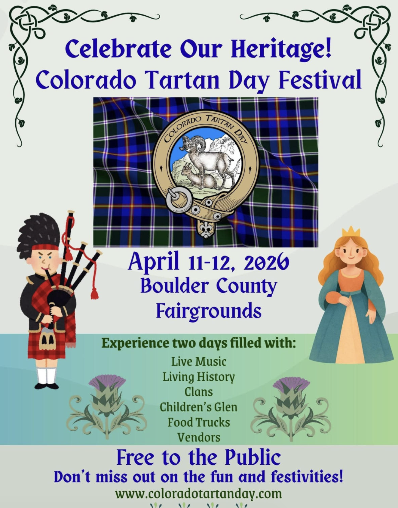🏴 Colorado Tartan Day Festival 2026